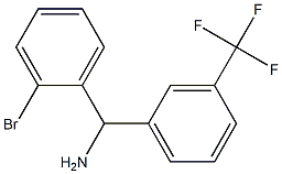 (2-bromophenyl)[3-(trifluoromethyl)phenyl]methanamine