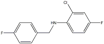 (2-chloro-4-fluorophenyl)(4-fluorophenyl)methylamine Struktur