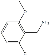 (2-chloro-6-methoxyphenyl)methanamine,,结构式