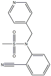 (2-cyanophenyl)-N-(pyridin-4-ylmethyl)methanesulfonamide