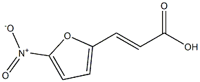 (2E)-3-(5-nitrofuran-2-yl)prop-2-enoic acid Struktur