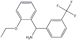 (2-ethoxyphenyl)[3-(trifluoromethyl)phenyl]methanamine Structure