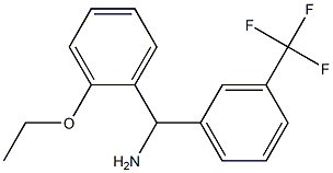 (2-ethoxyphenyl)[3-(trifluoromethyl)phenyl]methanamine Struktur