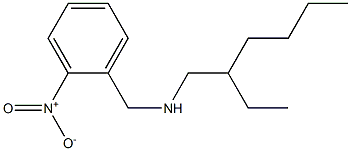 (2-ethylhexyl)[(2-nitrophenyl)methyl]amine 结构式