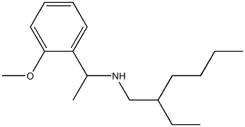 (2-ethylhexyl)[1-(2-methoxyphenyl)ethyl]amine Structure