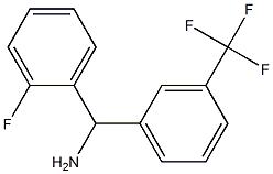 (2-fluorophenyl)[3-(trifluoromethyl)phenyl]methanamine 化学構造式