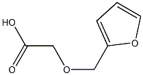 (2-furylmethoxy)acetic acid 化学構造式