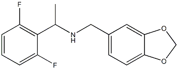 (2H-1,3-benzodioxol-5-ylmethyl)[1-(2,6-difluorophenyl)ethyl]amine