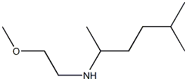 (2-methoxyethyl)(5-methylhexan-2-yl)amine 结构式