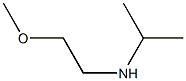 (2-methoxyethyl)(propan-2-yl)amine,,结构式