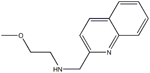 (2-methoxyethyl)(quinolin-2-ylmethyl)amine Structure