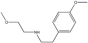 (2-methoxyethyl)[2-(4-methoxyphenyl)ethyl]amine Struktur