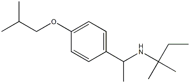 (2-methylbutan-2-yl)({1-[4-(2-methylpropoxy)phenyl]ethyl})amine
