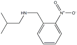 (2-methylpropyl)[(2-nitrophenyl)methyl]amine,,结构式