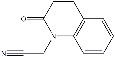 (2-oxo-3,4-dihydroquinolin-1(2H)-yl)acetonitrile Structure