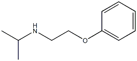 (2-phenoxyethyl)(propan-2-yl)amine 结构式