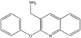 (2-phenoxyquinolin-3-yl)methanamine Structure