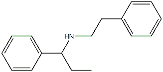 (2-phenylethyl)(1-phenylpropyl)amine 结构式