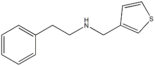 (2-phenylethyl)(thiophen-3-ylmethyl)amine Struktur