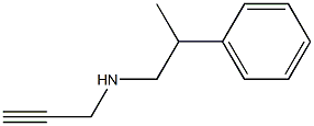 (2-phenylpropyl)(prop-2-yn-1-yl)amine Struktur