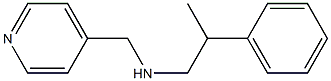 (2-phenylpropyl)(pyridin-4-ylmethyl)amine Struktur