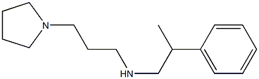 (2-phenylpropyl)[3-(pyrrolidin-1-yl)propyl]amine 结构式