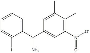 (3,4-dimethyl-5-nitrophenyl)(2-iodophenyl)methanamine Struktur
