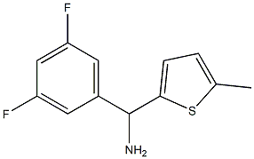 (3,5-difluorophenyl)(5-methylthiophen-2-yl)methanamine