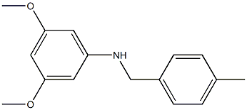 (3,5-dimethoxyphenyl)(4-methylphenyl)methylamine Struktur