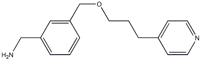 (3-{[3-(pyridin-4-yl)propoxy]methyl}phenyl)methanamine Structure