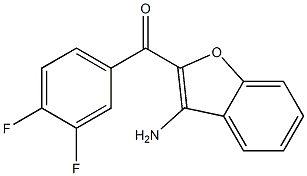 (3-amino-1-benzofuran-2-yl)(3,4-difluorophenyl)methanone|