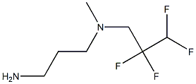 (3-aminopropyl)(methyl)(2,2,3,3-tetrafluoropropyl)amine Structure