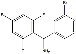 (3-bromophenyl)(2,4,6-trifluorophenyl)methanamine|