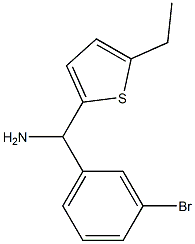  (3-bromophenyl)(5-ethylthiophen-2-yl)methanamine