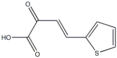 (3E)-2-oxo-4-thien-2-ylbut-3-enoic acid Struktur