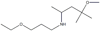 (3-ethoxypropyl)(4-methoxy-4-methylpentan-2-yl)amine Structure