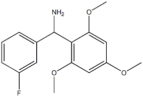 (3-fluorophenyl)(2,4,6-trimethoxyphenyl)methanamine|