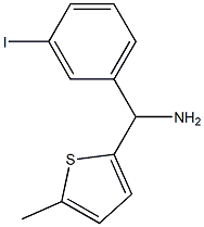 (3-iodophenyl)(5-methylthiophen-2-yl)methanamine,,结构式