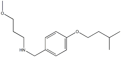 (3-methoxypropyl)({[4-(3-methylbutoxy)phenyl]methyl})amine Struktur