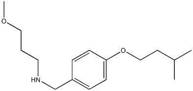 (3-methoxypropyl)({[4-(3-methylbutoxy)phenyl]methyl})amine