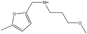 (3-methoxypropyl)[(5-methylfuran-2-yl)methyl]amine,,结构式