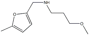 (3-methoxypropyl)[(5-methylfuran-2-yl)methyl]amine Struktur