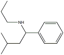 (3-methyl-1-phenylbutyl)(propyl)amine Struktur