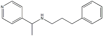 (3-phenylpropyl)[1-(pyridin-4-yl)ethyl]amine Structure