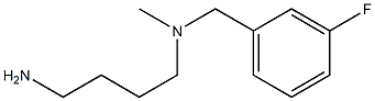 (4-aminobutyl)[(3-fluorophenyl)methyl]methylamine Structure