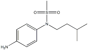 (4-aminophenyl)-N-(3-methylbutyl)methanesulfonamide