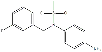 (4-aminophenyl)-N-[(3-fluorophenyl)methyl]methanesulfonamide|