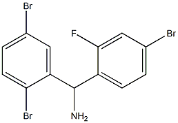 (4-bromo-2-fluorophenyl)(2,5-dibromophenyl)methanamine