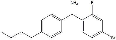  (4-bromo-2-fluorophenyl)(4-butylphenyl)methanamine