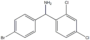(4-bromophenyl)(2,4-dichlorophenyl)methanamine Structure